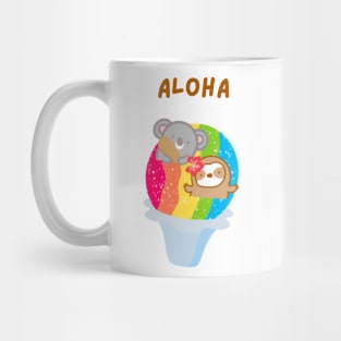 Aloha Rainbow Shave Ice Mug